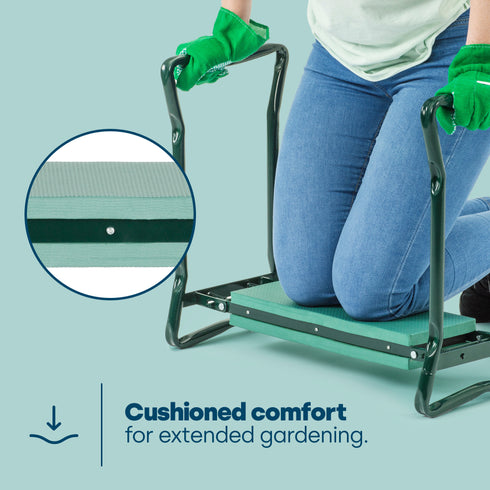 Garden Bench & Kneeler with Tool Bag